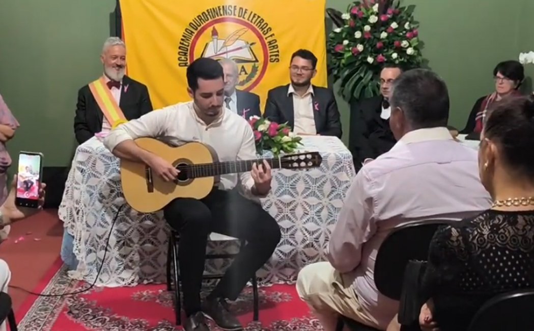 Posse da nova diretoria da AOLA – Música “Pensativa” – Autoria de Ursulina Pitaguary